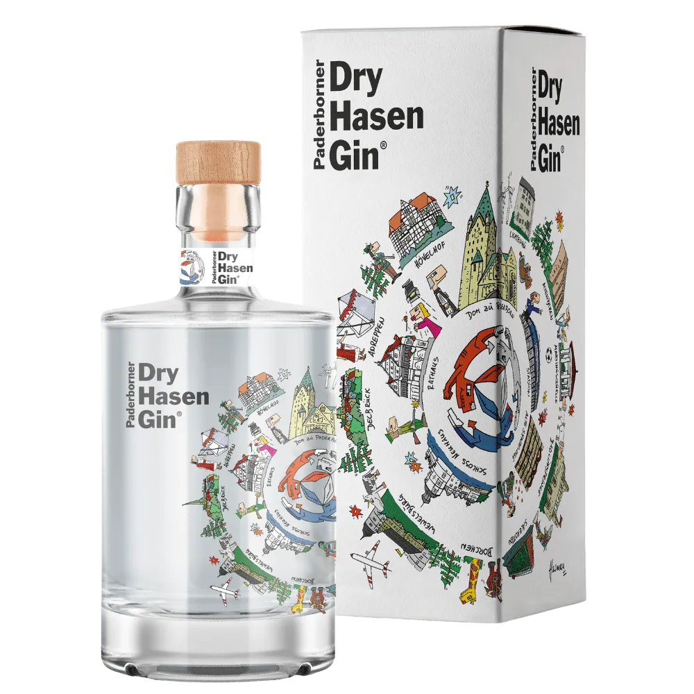 Dry Hasen Gin Flasche